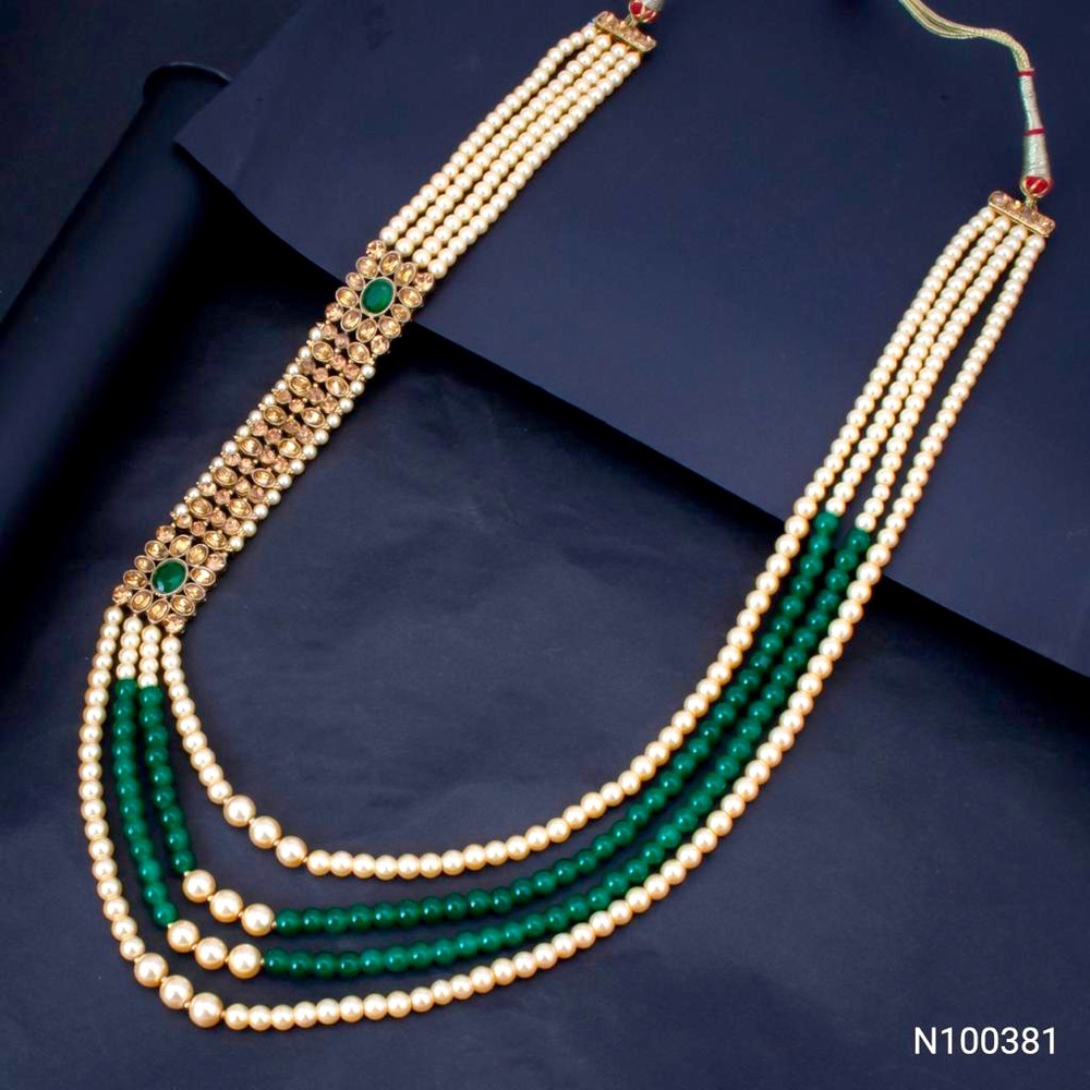 Sensational Gold Plated Pearl Layer Necklace